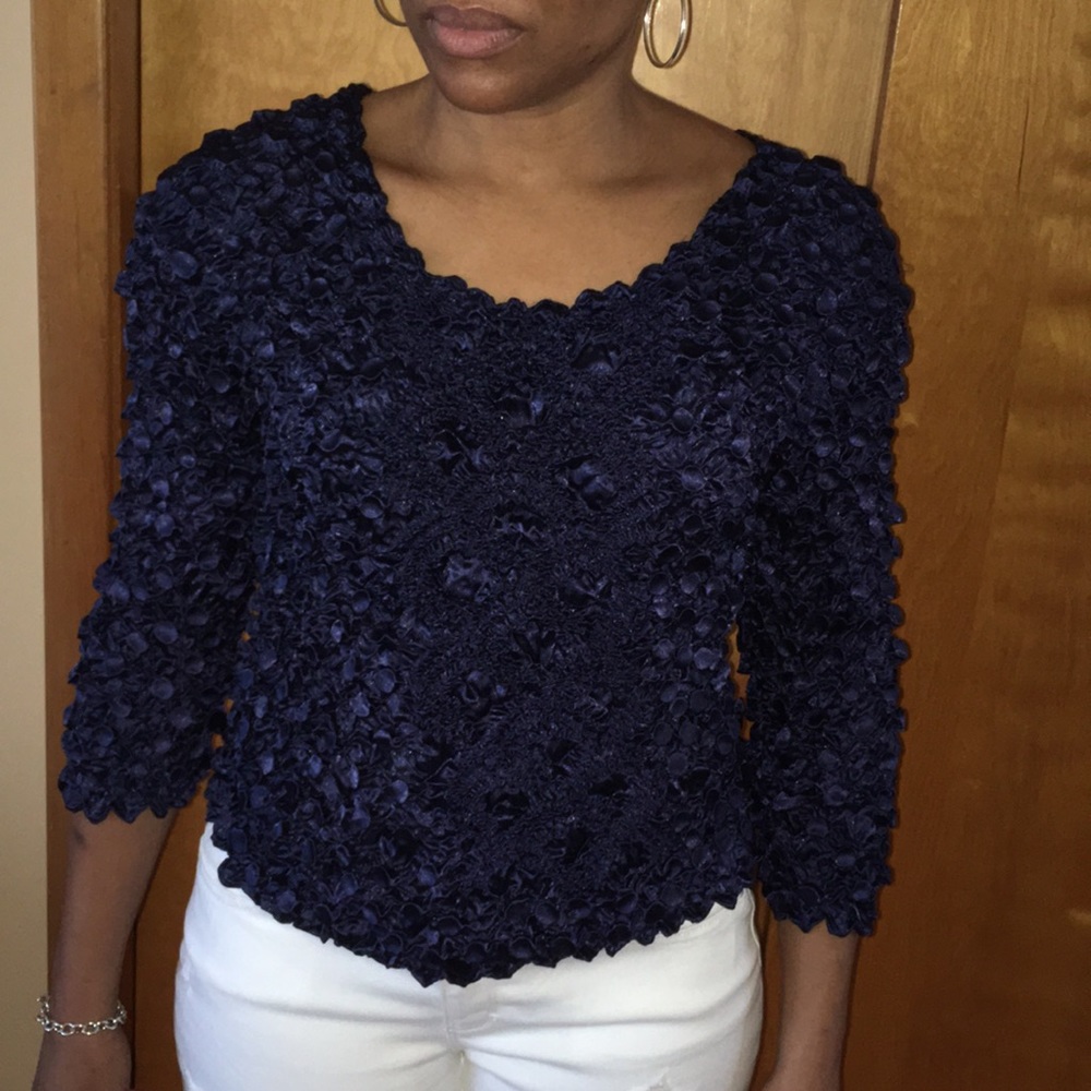 Dark Blue Blouse